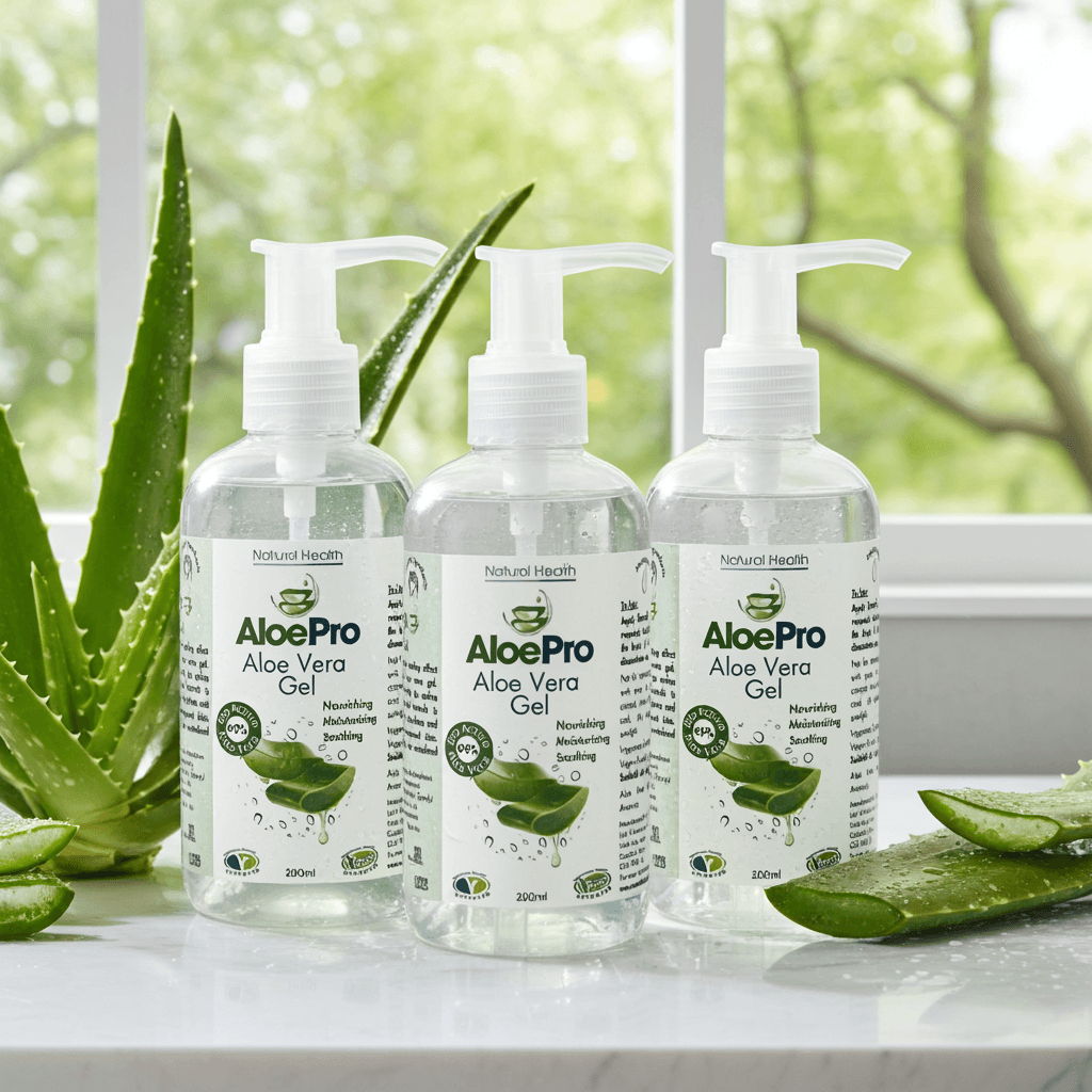 AloePro Aloe Vera Gel 200ml - Triple Pack