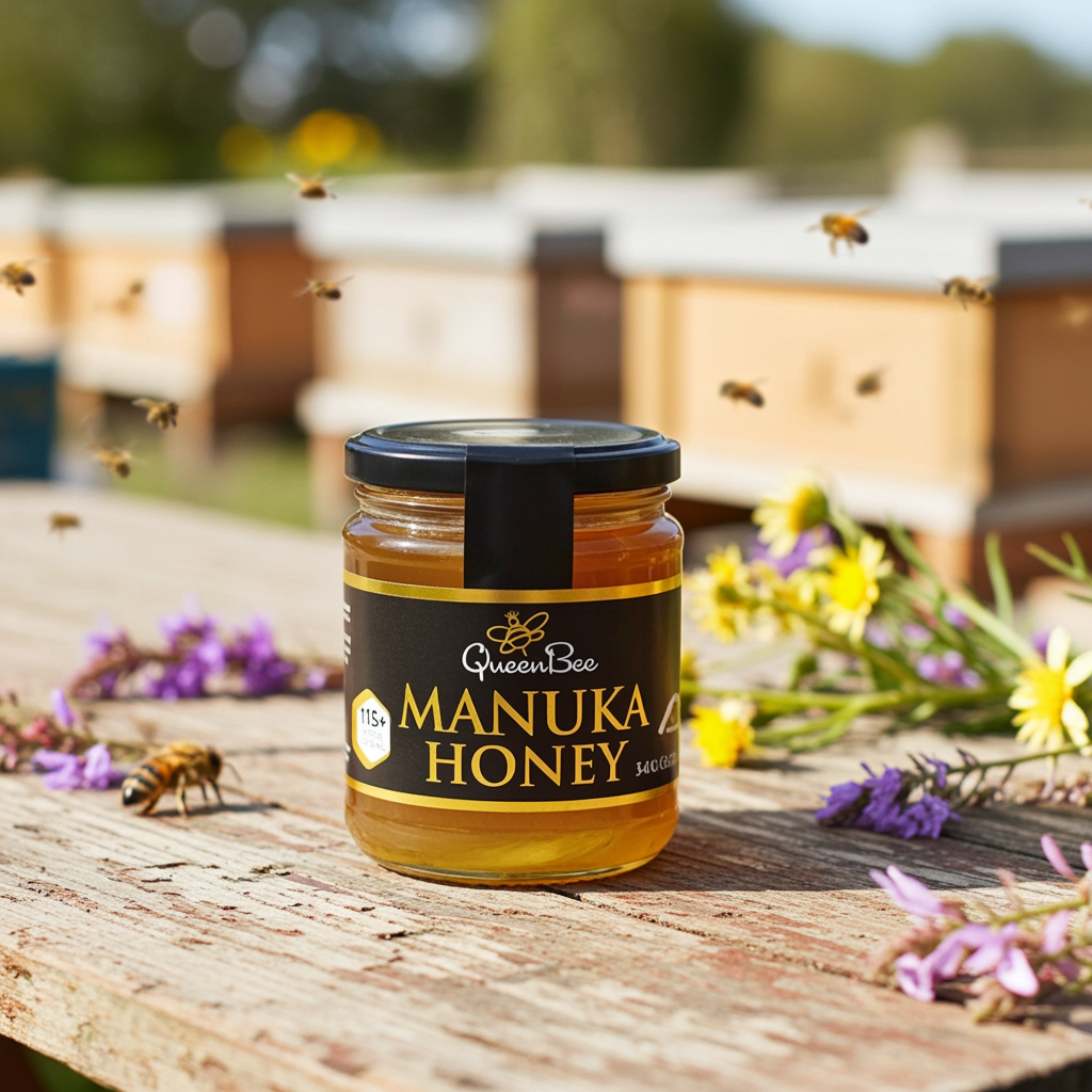Queen Bee Manuka Honey MG115 - 2 x 340g TWIN PACK