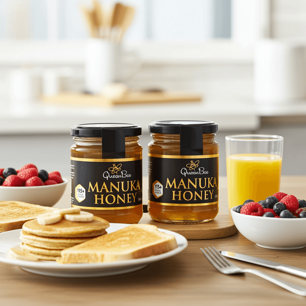 Queen Bee Manuka Honey MG115 - 2 x 340g TWIN PACK