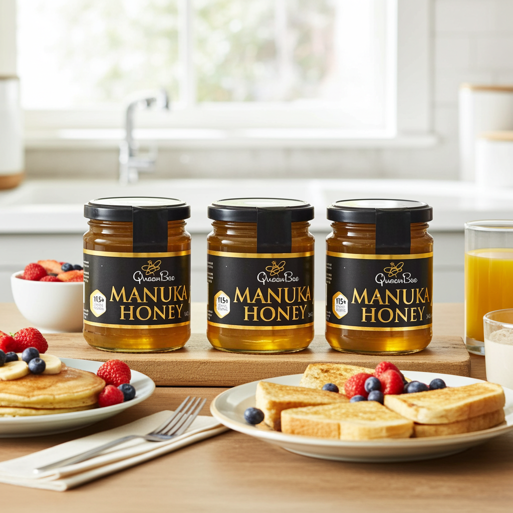 Queen Bee Manuka Honey MG115 - 340g Triple Pack