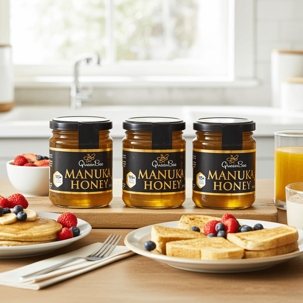 Queen Bee Manuka Honey MG115 - 340g Triple Pack