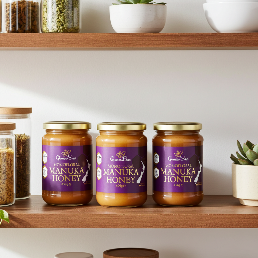 Queen Bee Manuka Honey MG263 - 454g - Triple Pack
