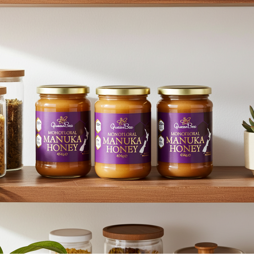 Queen Bee Manuka Honey MG263 - 454g - Triple Pack