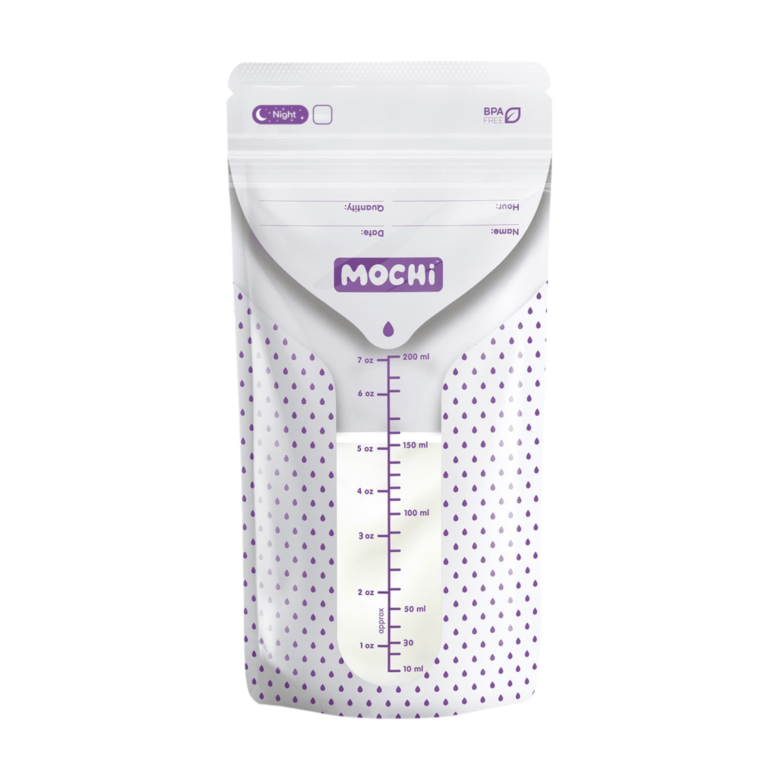MOCHi Breast Milk Storage Bags - Double Layered, BPA Free