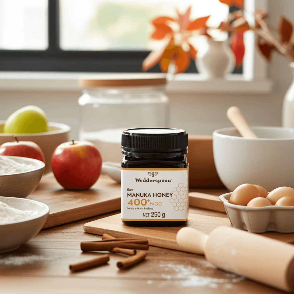 Wedderspoon Raw Manuka Honey 400 MGO (250g) – Unpasteurised High Potency
