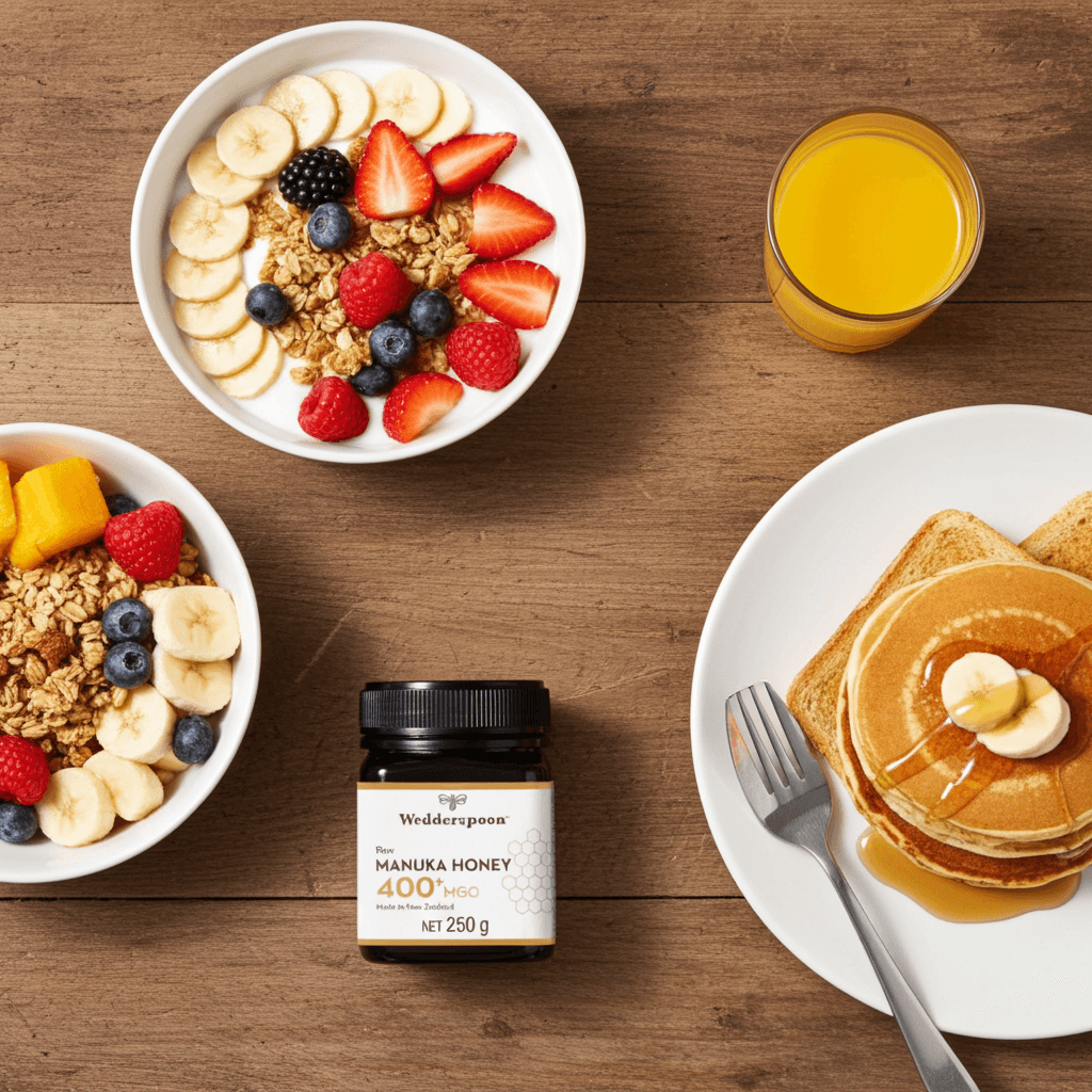 Wedderspoon Raw Manuka Honey 400 MGO (250g) – Unpasteurised High Potency