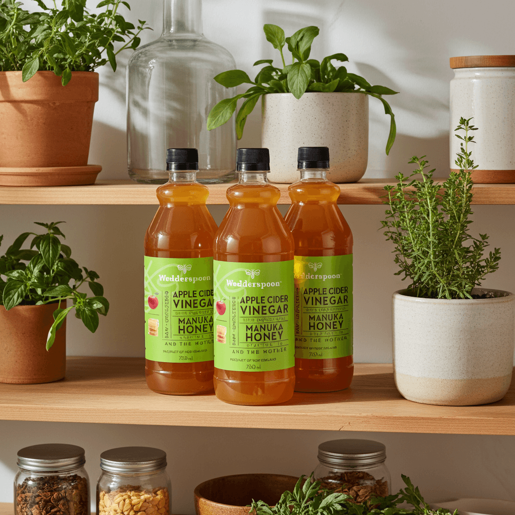 Wedderspoon Apple Cider Vinegar with Manuka Honey 750ml Triple Pack