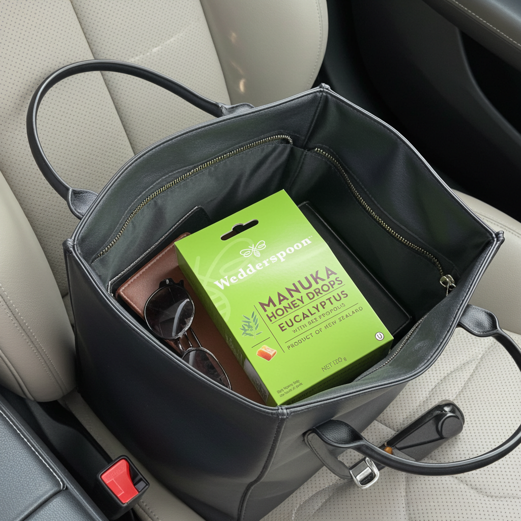 Wedderspoon Natural Manuka Honey Drops Eucalyptus (20 Drops per box) - Triple Pack