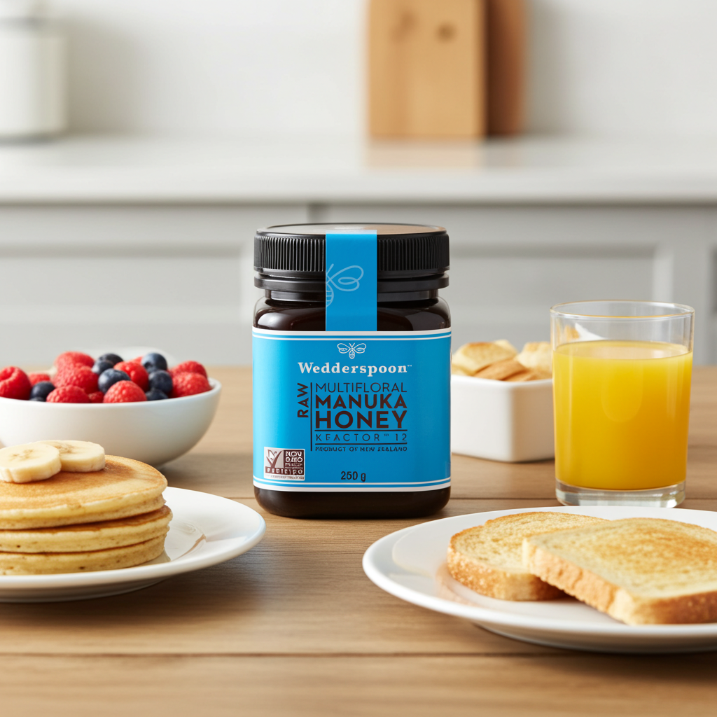 Wedderspoon Raw Manuka Honey 250g KFactor 12