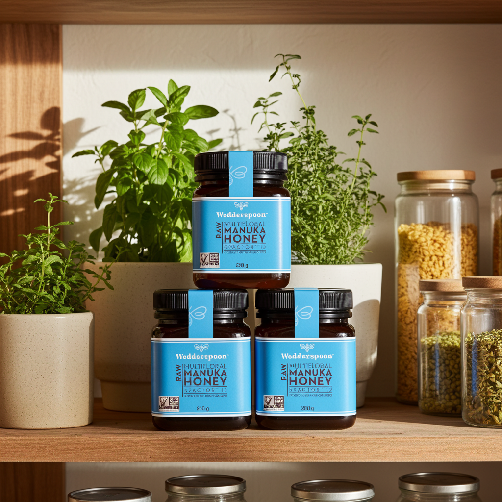 Wedderspoon Raw Manuka Honey KFactor 12 250g Triple Pack