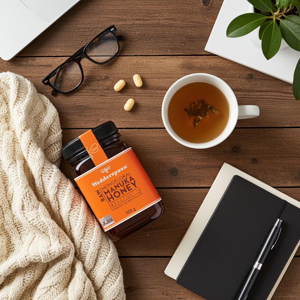 Wedderspoon RAW Manuka Honey KFactor 16+ 500g - Six Pack