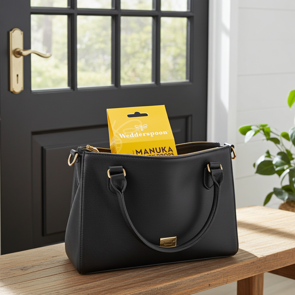 Wedderspoon Manuka Honey Drops Lemon With Bee Propolis 20 Pack