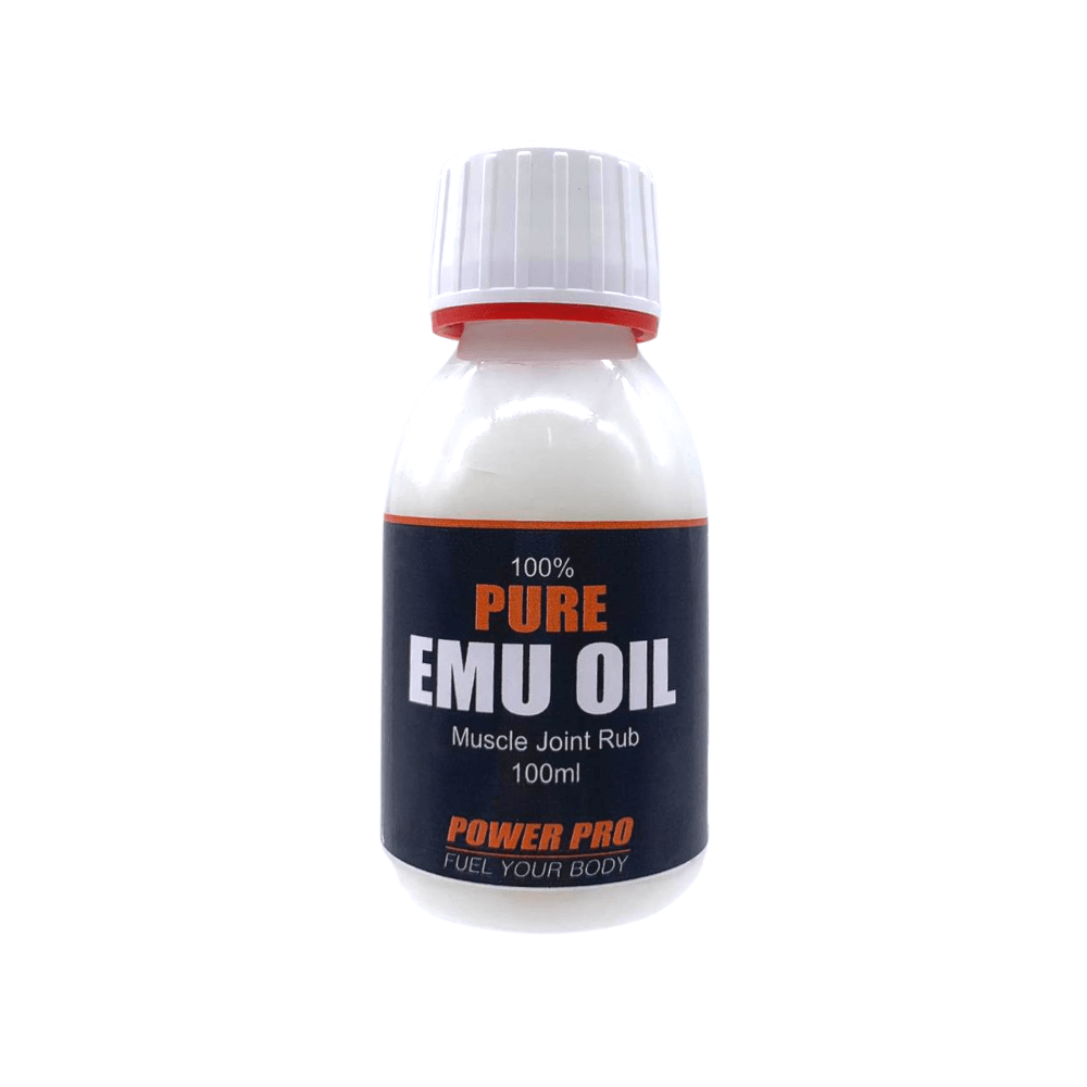 Power Health 100ml bottle of pure emu oil muscle and joint rub ideal for athletes emu oil sports rub