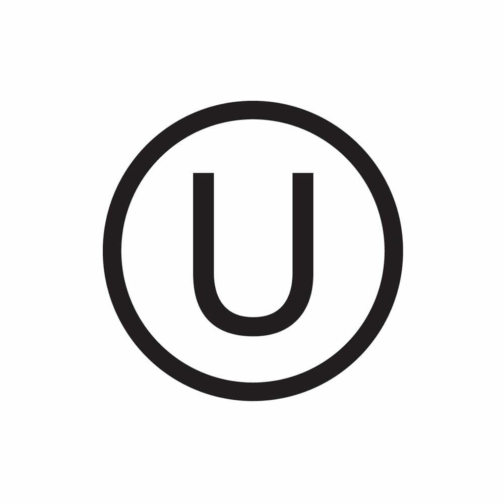 Wedderspoon logo with a black U inside a circle representing raw manuka honey 250g kfactor 12