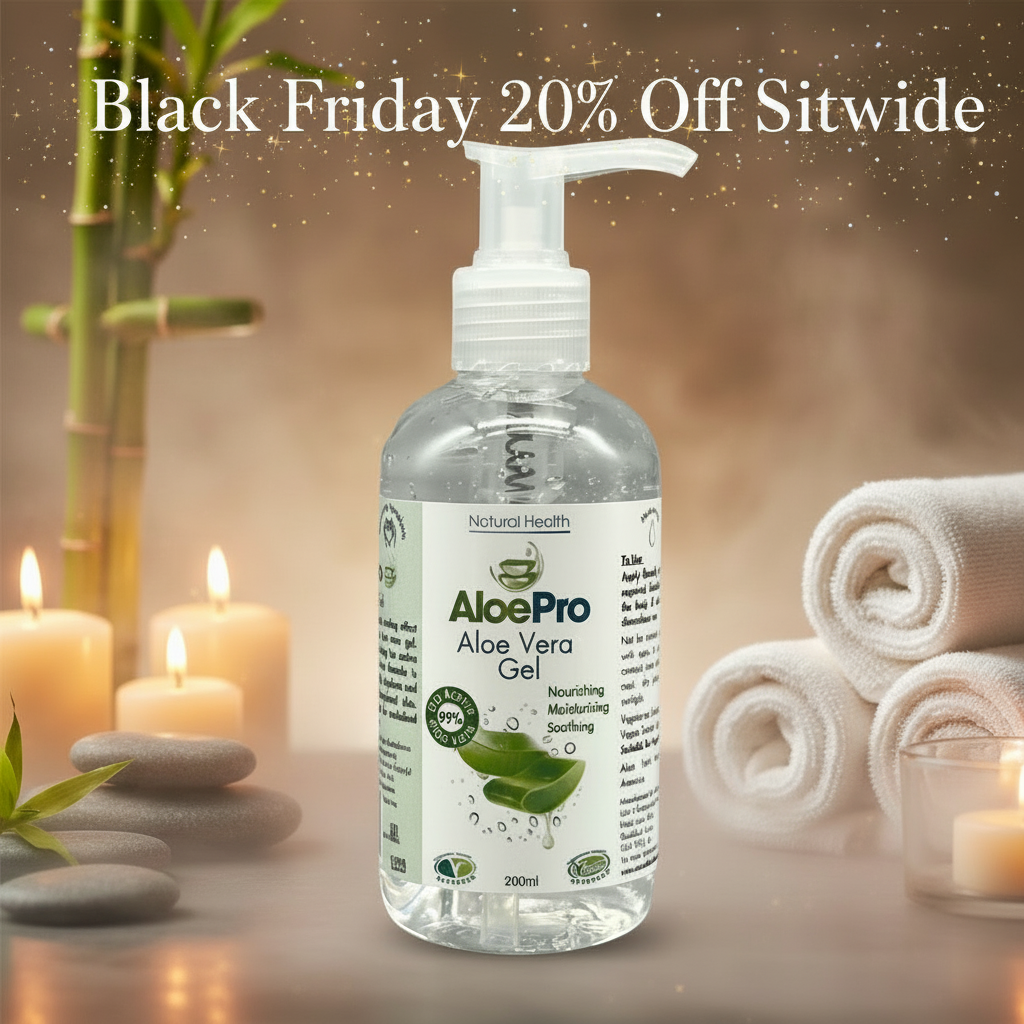 AloePro Natural Soothing Aloe Gel UK 200ml