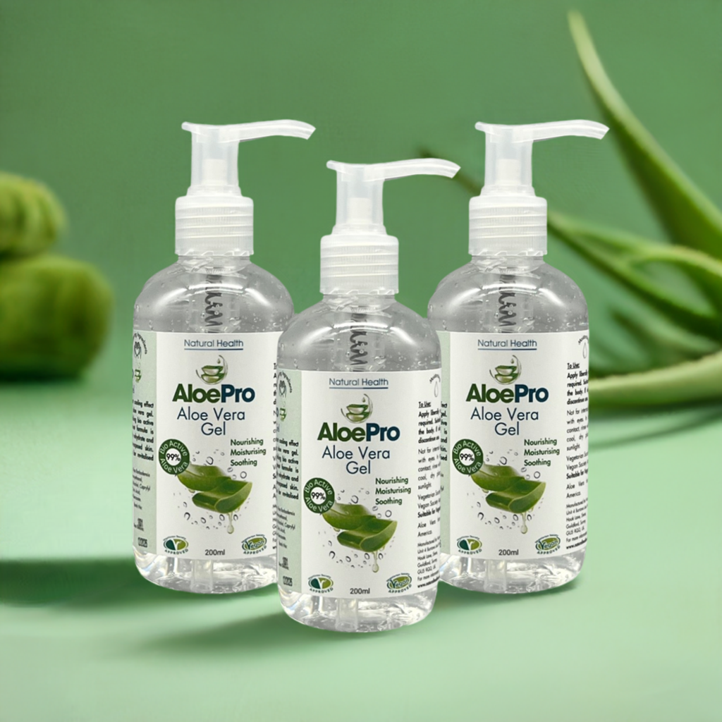 AloePro Aloe Vera Gel 200ml - Triple Pack