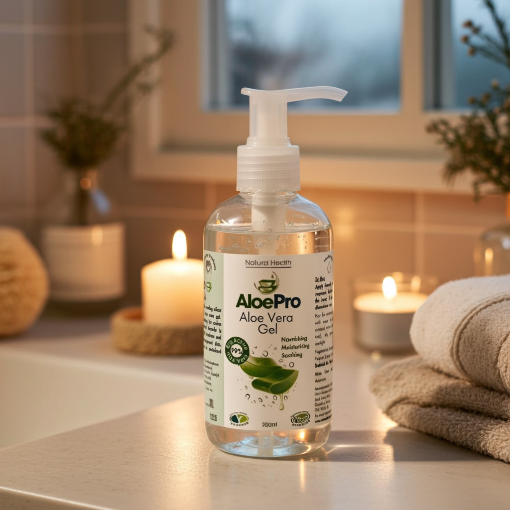 AloePro Natural Soothing Aloe Gel UK 200ml