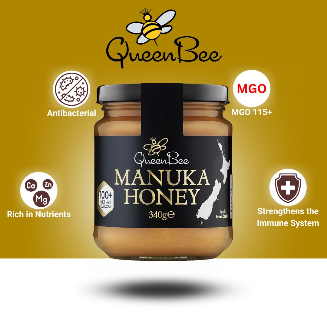 Queen Bee Manuka Honey MG115 - 340g