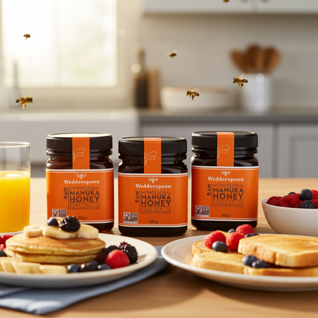 Wedderspoon RAW Manuka Honey KFactor 16+ 250g - Triple Pack
