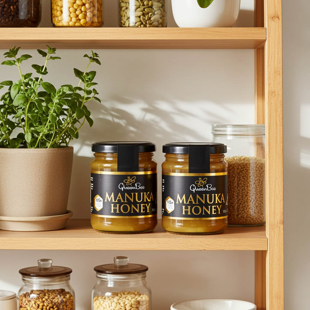 Queen Bee Manuka Honey MG115 - 2 x 340g TWIN PACK