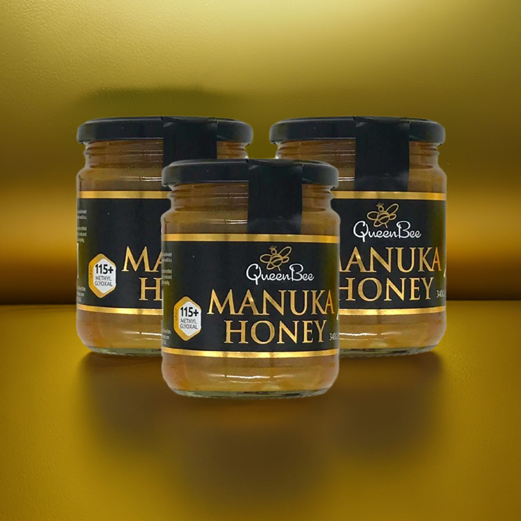 Queen Bee Manuka Honey MG115 - 340g Triple Pack