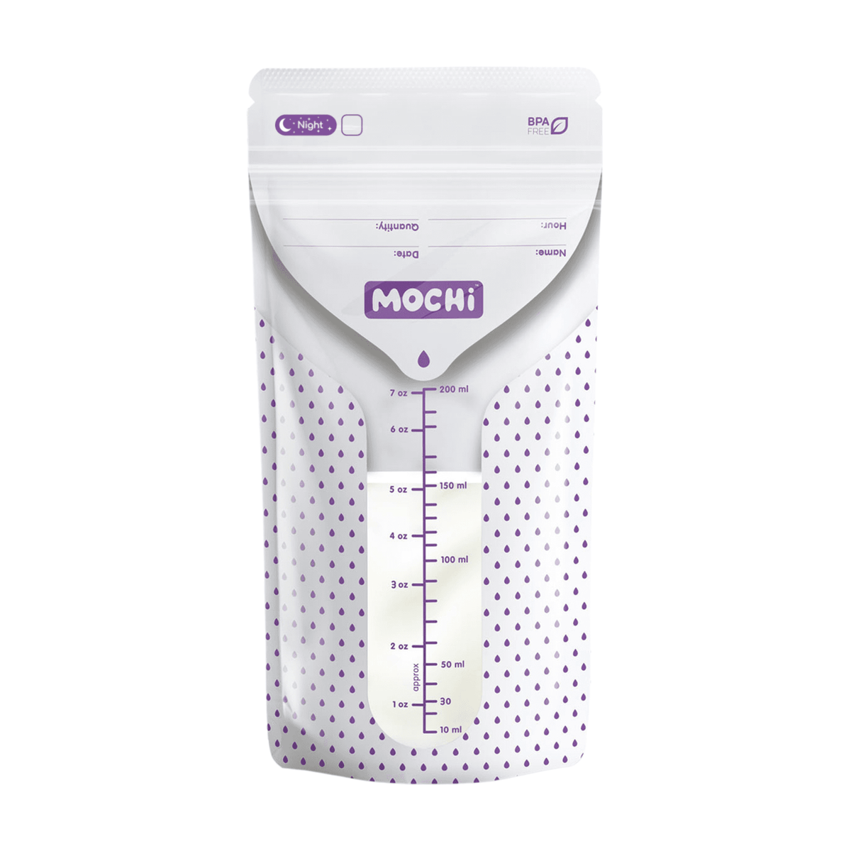 MOCHi Breast Milk Storage Bags - Double Layered, BPA Free