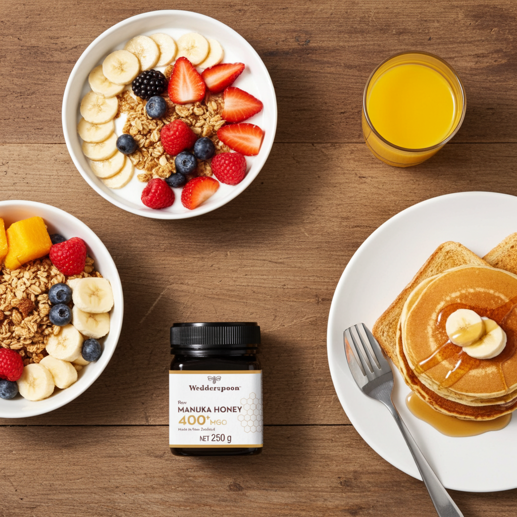 Wedderspoon Raw Manuka Honey 400 MGO (250g) – Unpasteurised High Potency