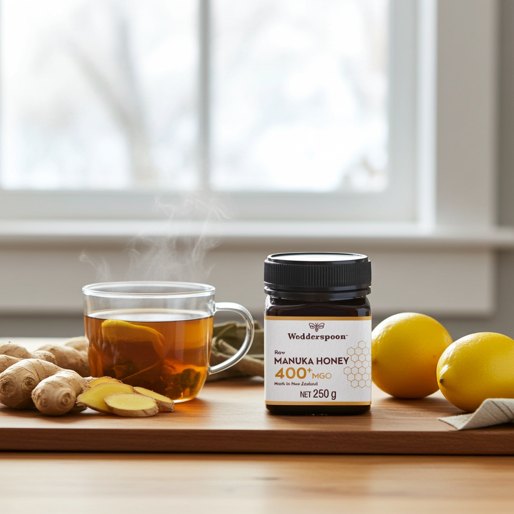 Wedderspoon Raw Manuka Honey 400 MGO (250g) – Unpasteurised High Potency