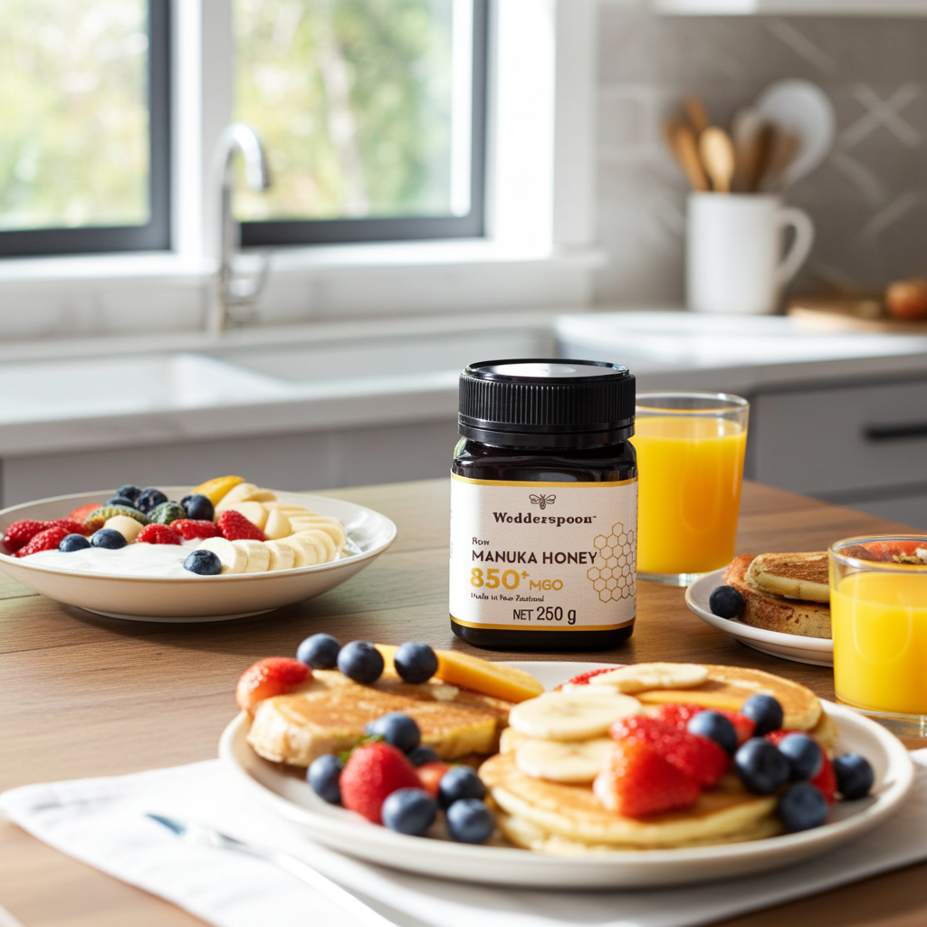 Wedderspoon Raw Manuka Honey 850 MGO (500g) – Pure New Zealand