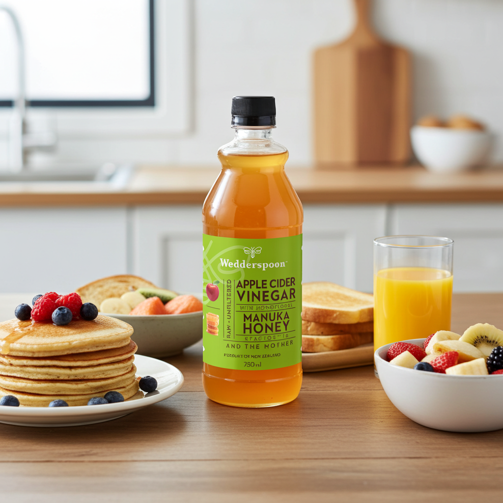 Wedderspoon Apple Cider Vinegar with Manuka Honey 750ml