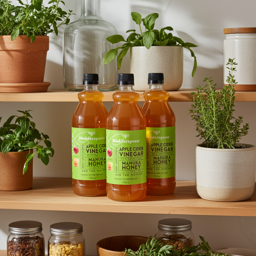 Wedderspoon Apple Cider Vinegar with Manuka Honey 750ml Triple Pack