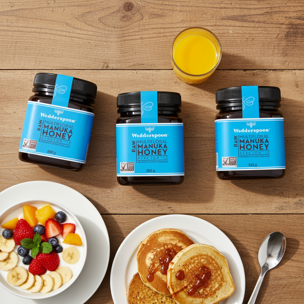Wedderspoon Raw Manuka Honey KFactor 12 250g Triple Pack