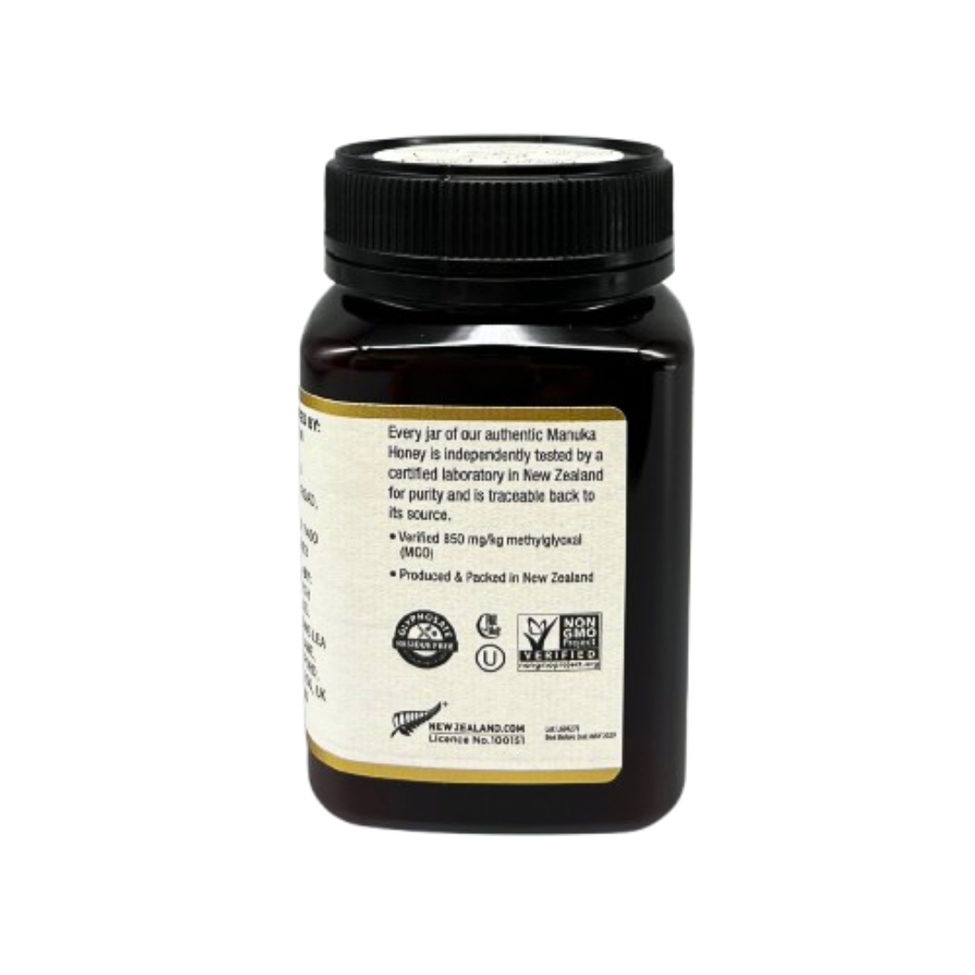 Wedderspoon Raw Manuka Honey 850 MGO (500g) – Pure New Zealand