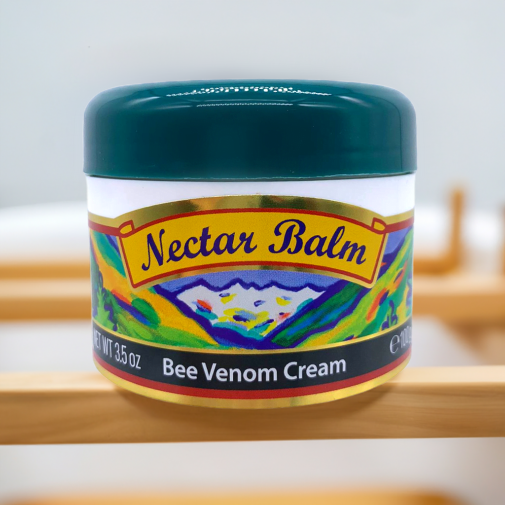 Nelson Honey Nectar Balm jar of manuka honey and bee venom cream for joint care