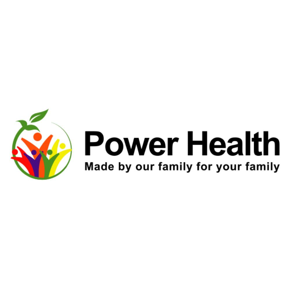 Power Health logo on product label for Arnica gel for bruises and muscle pain. by Natural Health World UK