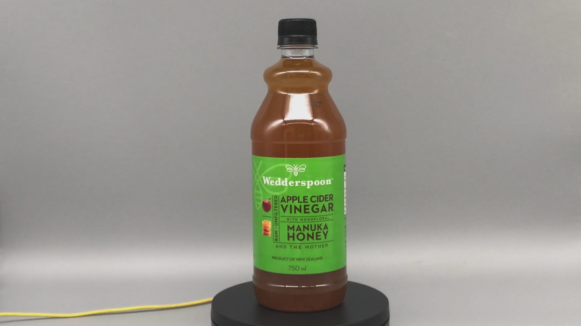Wedderspoon Apple Cider Vinegar & Manuka Honey (with mother) - 3 x 750ml TRIPLE PACK