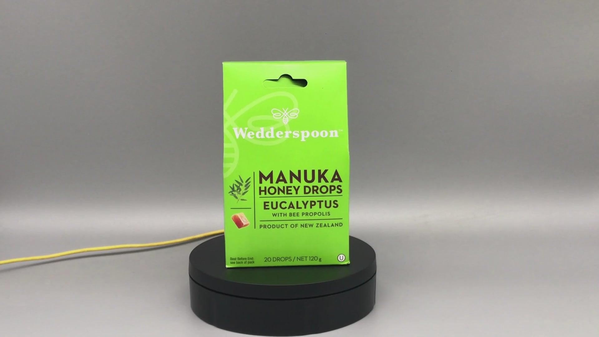Wedderspoon Natural Manuka Honey Drops Eucalyptus (20 Drops per box)