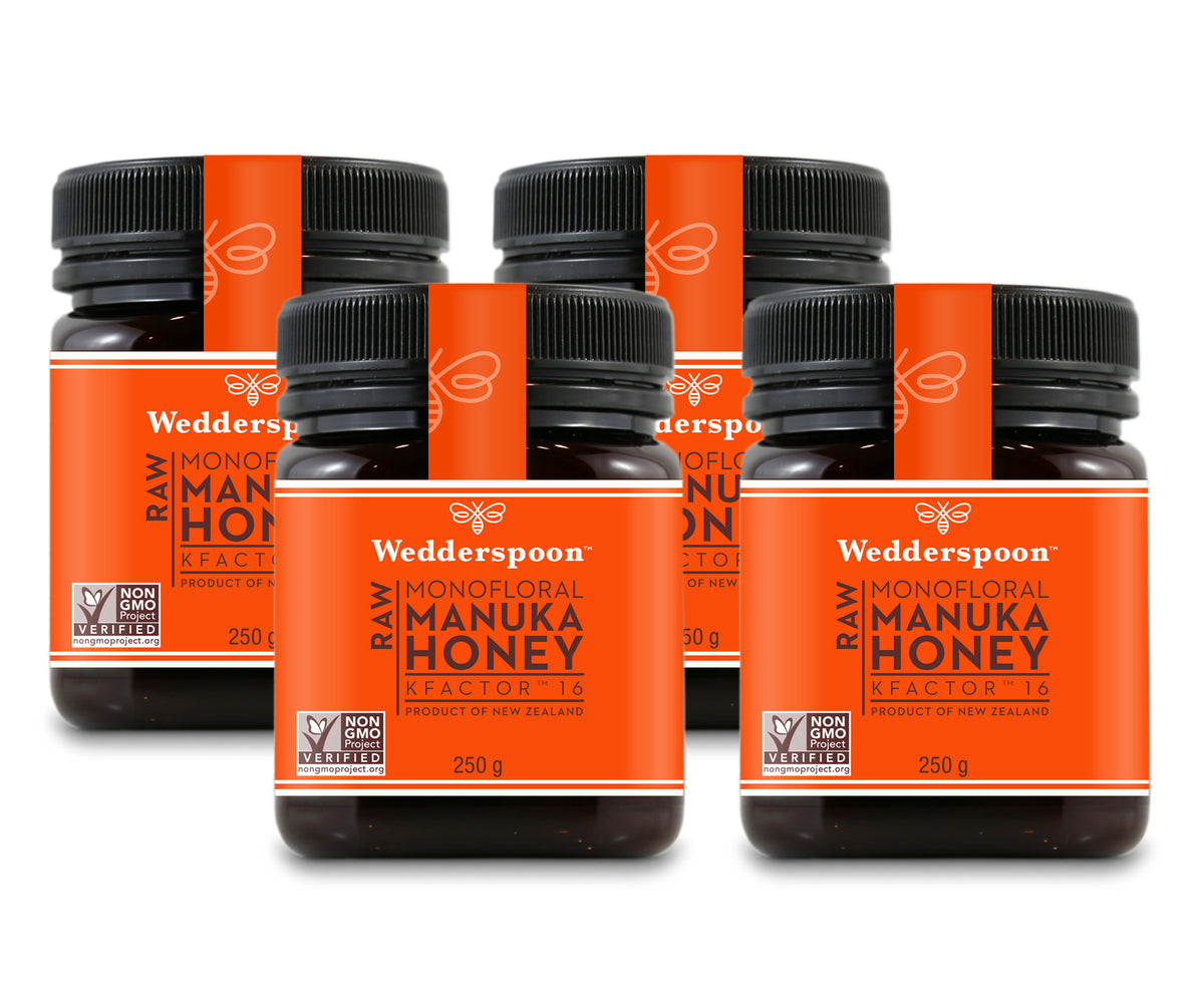 Wedderspoon RAW Manuka Honey KFactor 16+