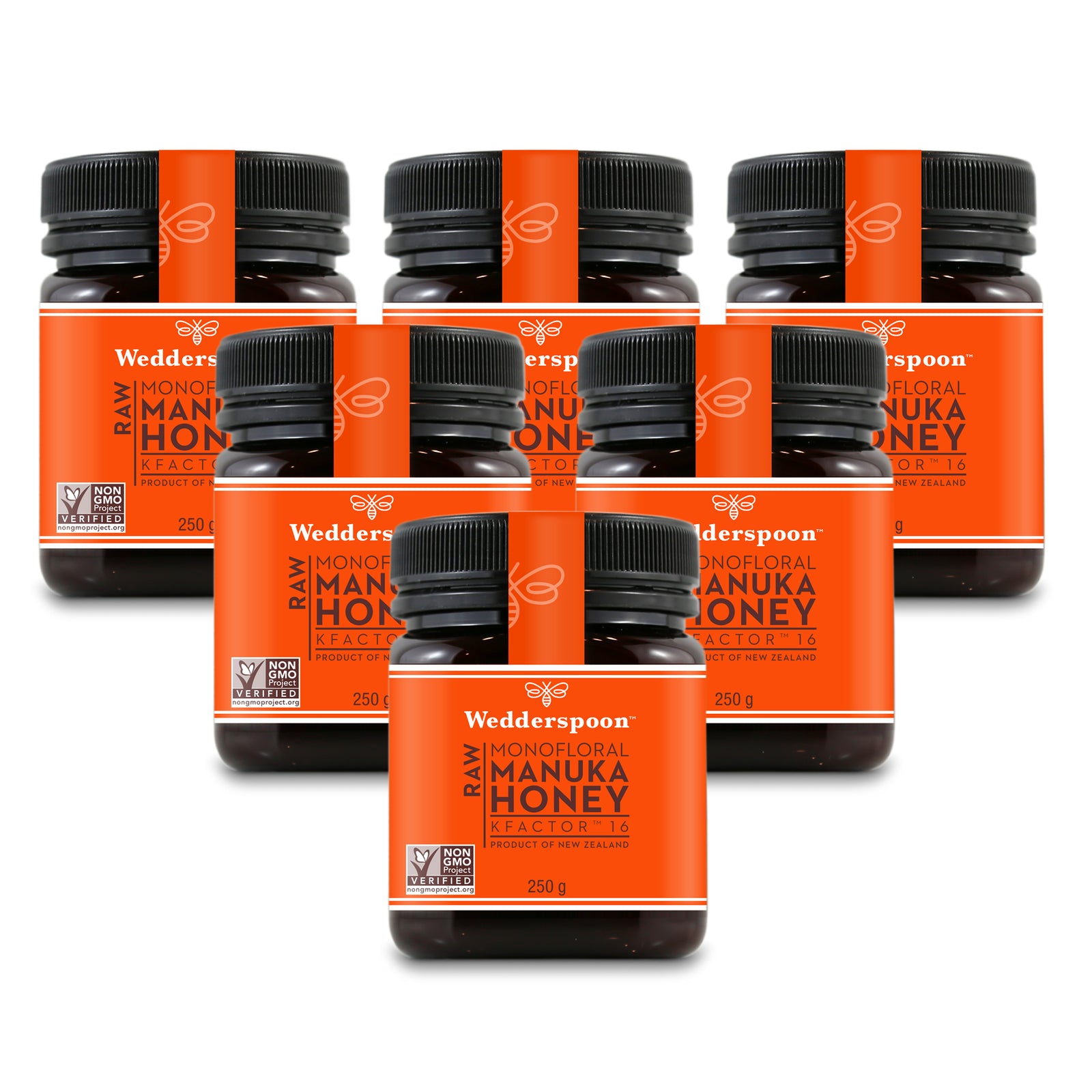 Wedderspoon RAW Manuka Honey KFactor 16+ - Triple Pack