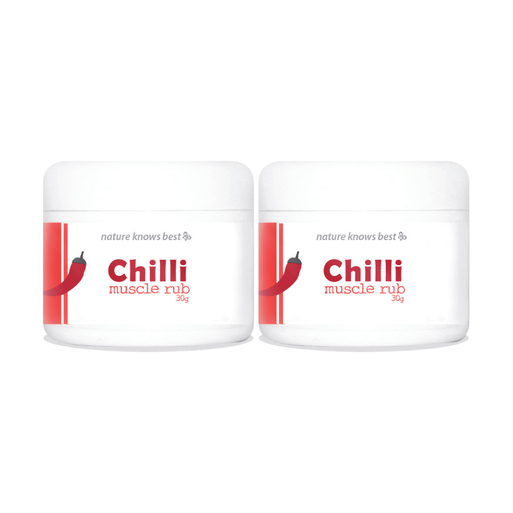 Nature Knows Best Chilli Muscle Rub Twin Pack