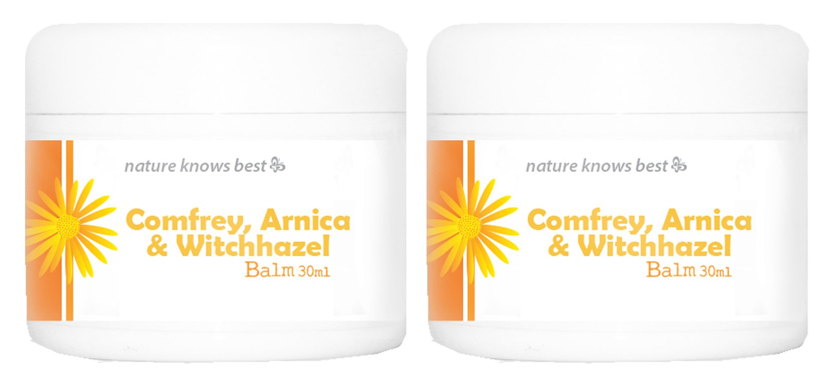 Power Health Comfrey, Arnica &amp; Witch Hazel Balm - 2 x 30ml  tub TWIN PARK